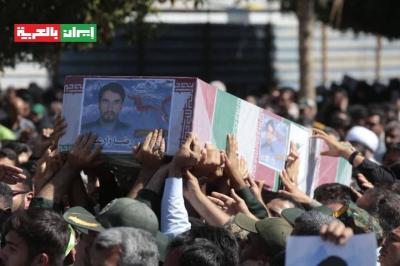Funeral of Iranian Advisor in Syria, Reza Zarei