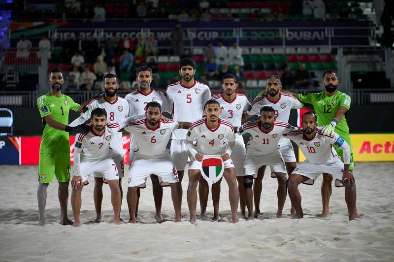 UAE Beach Soccer Team Advances to 7th Place Worldwide for the First Time