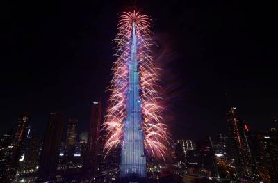 Dubai Welcomes 2024 with Stunning Fireworks and 5,000 Drones in Abu Dhabi