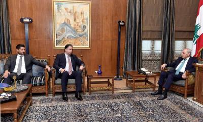 Title: Meeting with President Berri: Discussing Qatar's Support for Lebanon