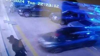 Video - Girls Run Over While Sitting on the Sidewalk in Saudi Arabia