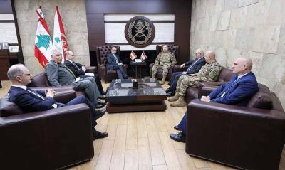 The Situation in Lebanon: Army Commander and Visitors