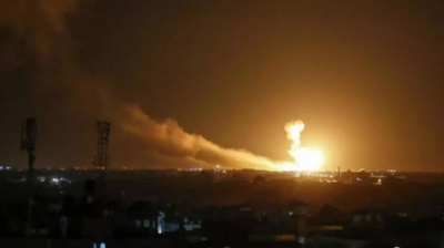Title: Four Syrian Soldiers Killed in Israeli Attack Near Damascus