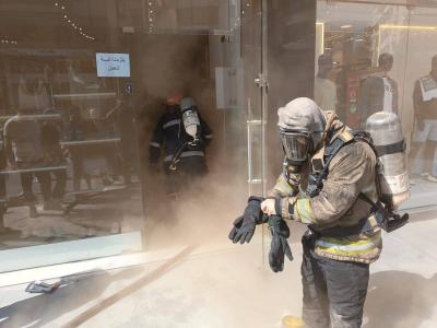 Fire Inside Shoe Store in Hadath (Photos)