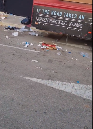 Title: After Amr Diab's Concert in Beirut: A Scene of Trash