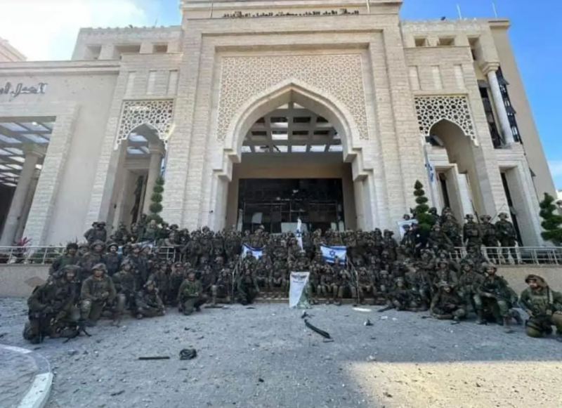 The Last Image of the Gaza Court Palace Before It Was Demolished by the Israeli Army (Video)