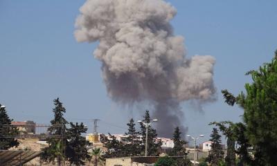 Russian Airstrikes Renewed Targeting Idlib City Outskirts