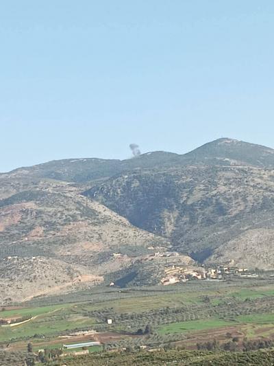 Morning Bombardment: Hezbollah Targets Surroundings of Qalaat Hunin