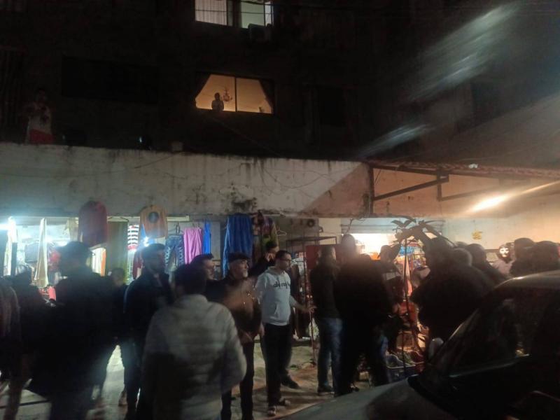 Partial Collapse of Residential Building in Al-Basta (Video)