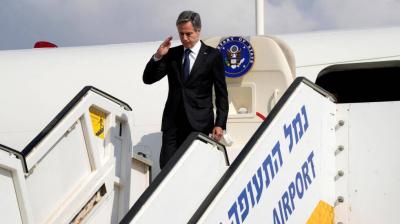 Blinken from Tel Aviv: I Will Discuss with Israel the Delivery of Aid to Gaza