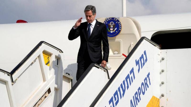 Blinken from Tel Aviv: I Will Discuss with Israel the Delivery of Aid to Gaza