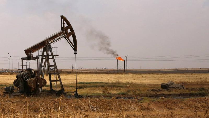 Title: Fire in Crude Oil Pipeline East of Al-Furqlus in Syria