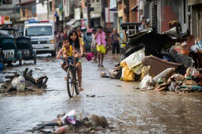 Title: UNICEF: Millions of Children Displaced Due to Weather Disasters