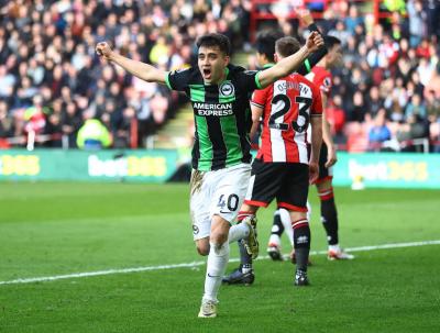 Brighton Easily Defeats Ten-Man Sheffield United