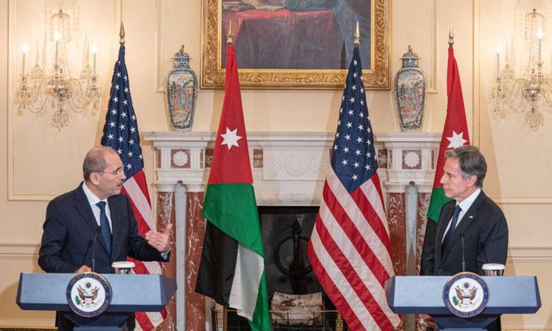 Jordan and the United States Discuss Ceasefire in Gaza