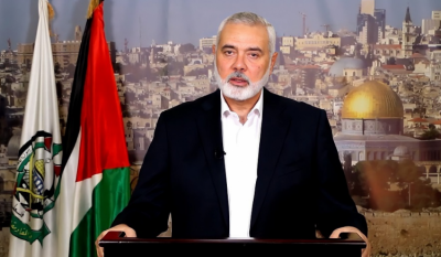 Haniya Calls on Islamic Countries to "Support Resistance with Weapons"
