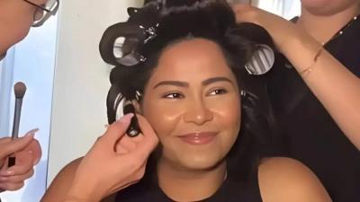 First Appearance After Her Divorce: Sherine Appears with Extra Weight
