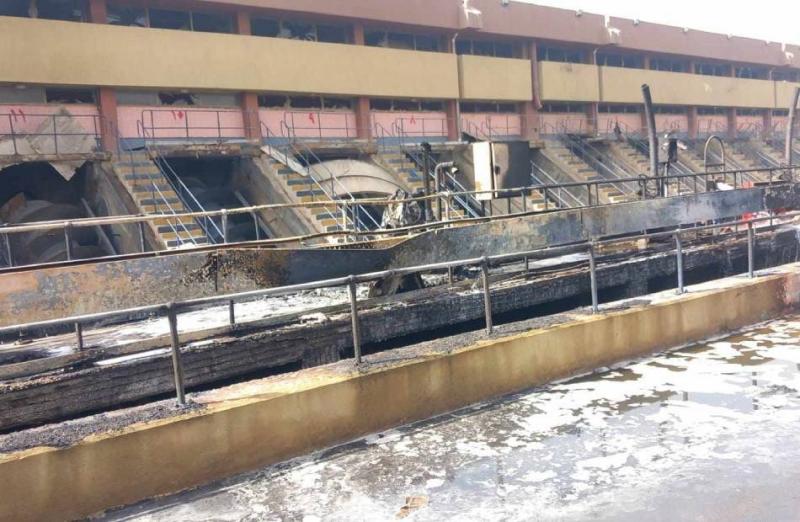 Injury of 3 People in Massive Fire at Sewage Station in Egypt