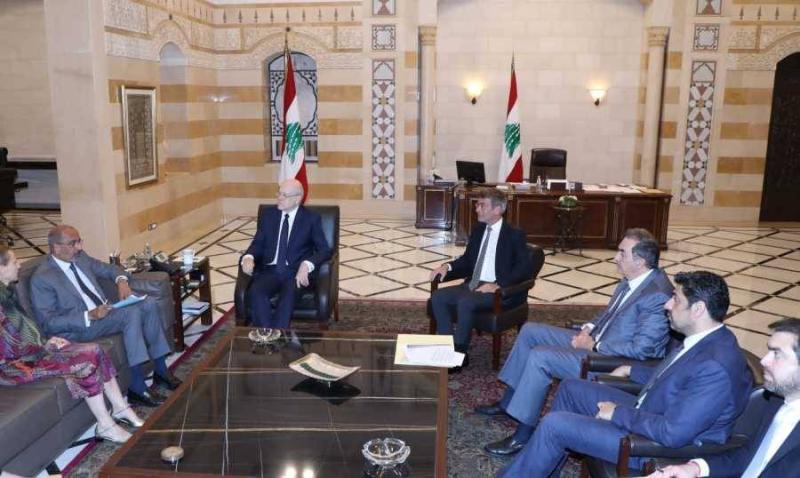 Title: Agricultural and Financial Meetings for Mikati at the Grand Serail