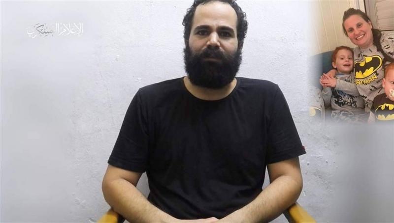 Title: After the Murder of His Wife and Children, Qassam Brigade Publishes Message from Prisoner Yarden Bibas to Netanyahu (Video)