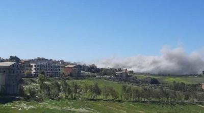 Israeli Airstrike on a House in the Southern Town of Yater