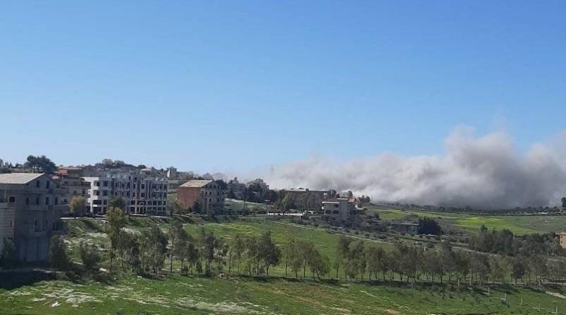 Israeli Airstrike on a House in the Southern Town of Yater