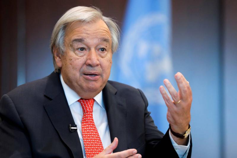 Guterres Calls for a Ceasefire in Gaza