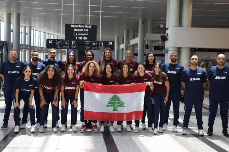 Departure of the Lebanese Women's Basketball Team for the Asian Cup in Australia