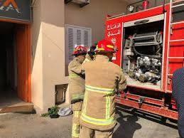 Extinguishing Fire Inside a School in Gemmayze