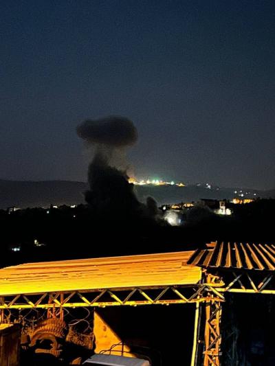 Israeli Airstrike Targets Haneen Town in Southern Lebanon