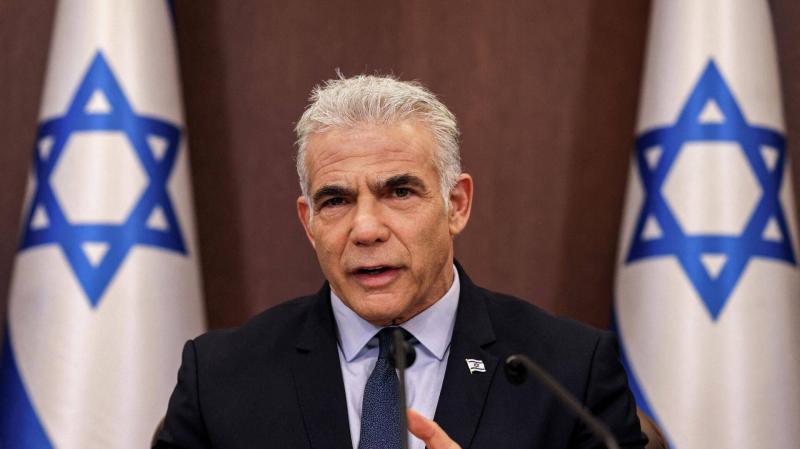Lapid: I Discussed with Blinken the Need for a Solution in Gaza