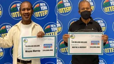 Title: Man Wins Lottery Prize for the Second Time!