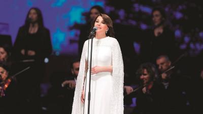 Majida El Roumi Enchants Audience at "Laila Al Saadiyat" in Abu Dhabi - Video