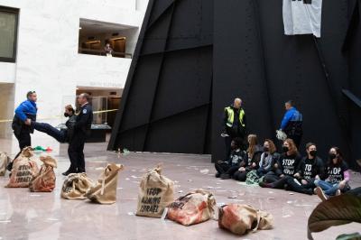 Activists Call for a Ceasefire in Gaza from Within the U.S. Senate