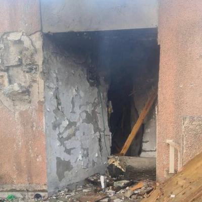 Fire Breaks Out in Building Targeted by "Hezbollah" in Yeroam Settlement