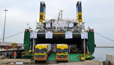 Departure of the Third Emirati Aid Ship to Support Gaza Residents