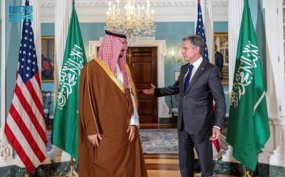 Blinken and Saudi Defense Minister Discuss Situation in Gaza