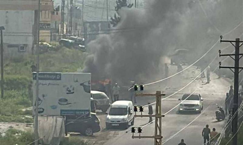 Title: Israeli Drone Targets Car in Bazouriya, Casualty Reported