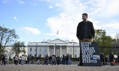American Soldier Continues Hunger Strike Outside the White House for the Seventh Day
