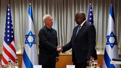 Austin to Gallant: Palestinian Safety Must Be Ensured Before Rafah Operations Begin