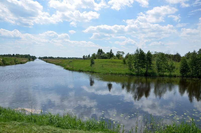 River in Tyumen Region of Russia Nears Record High Levels