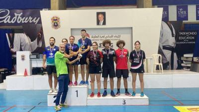 Table Tennis: Marianna Sahakian and Ghaleb Fakhoury Champion of Lebanon in Mixed Doubles