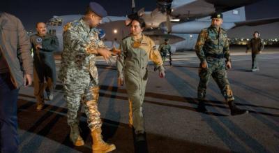 Jordanian Princess Salma Participates in Airdrop of Medical Supplies in Northern Gaza (Photos)