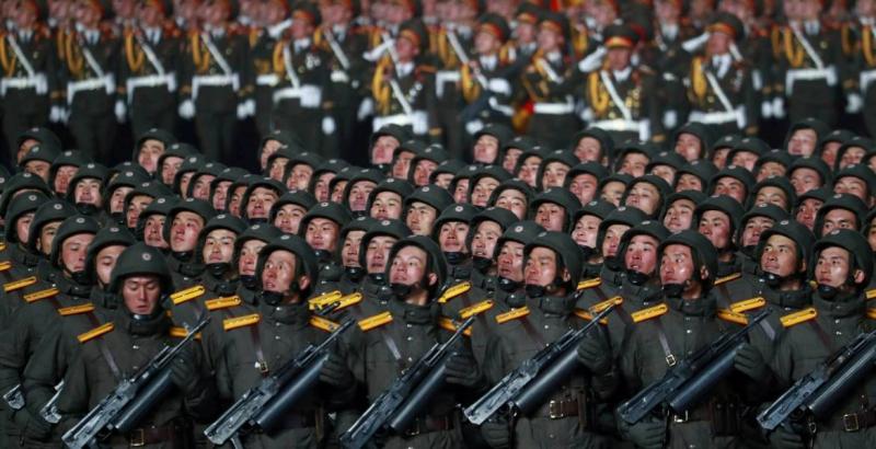 Military Parade in North Korea Commemorating the 70th Anniversary of the War's End