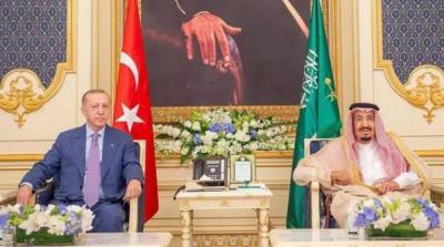 الملك سلمان يستقبل أردوغان..