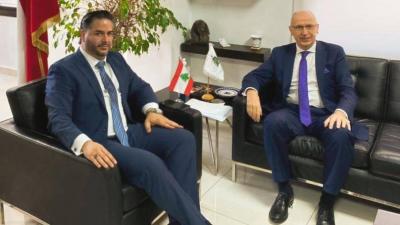 وزير الاقتصاد بحث مع سفير اوكرانيا في استمرار تصدير القمح والزيوت