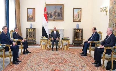 Sisi Receives Head of Russian Foreign Intelligence