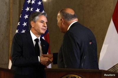 Egyptian and U.S. Foreign Ministers Confirm Rejection of Any Military Operations in Rafah