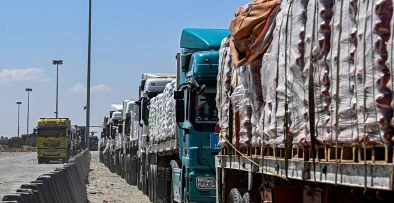 New Aid Arrives in Gaza