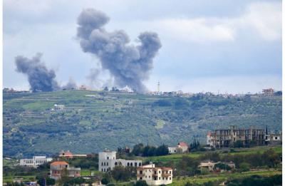 Mutual Shelling at the Southern Lebanon Border and Israeli Airstrikes Along the Strip